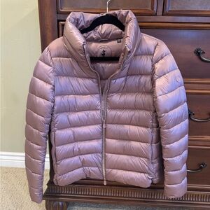 SAVE THE DUCK Mauve Puffer Jacket